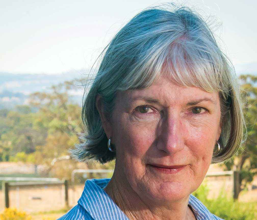 Outstanding Landcarer Christine Brooke on her property at Faraday.