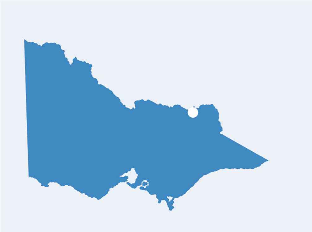 Location map - Bonegilla