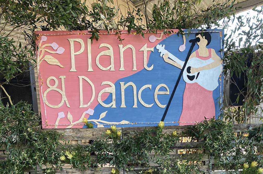 The day of hard work was followed by an evening of free food and music at the Plant & Dance event.