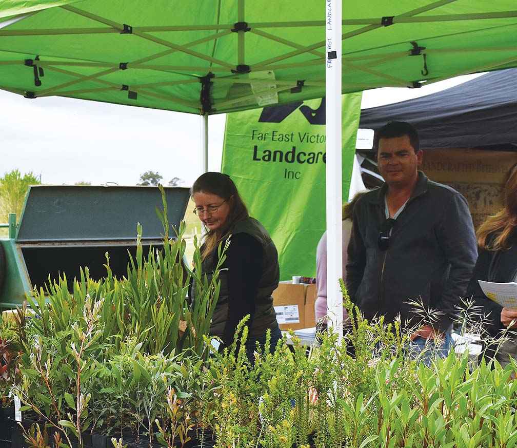 Nectar and pollen producing plants were on display at the Far East Victoria Landcare Network bee day held at Bruthen in October 2017.