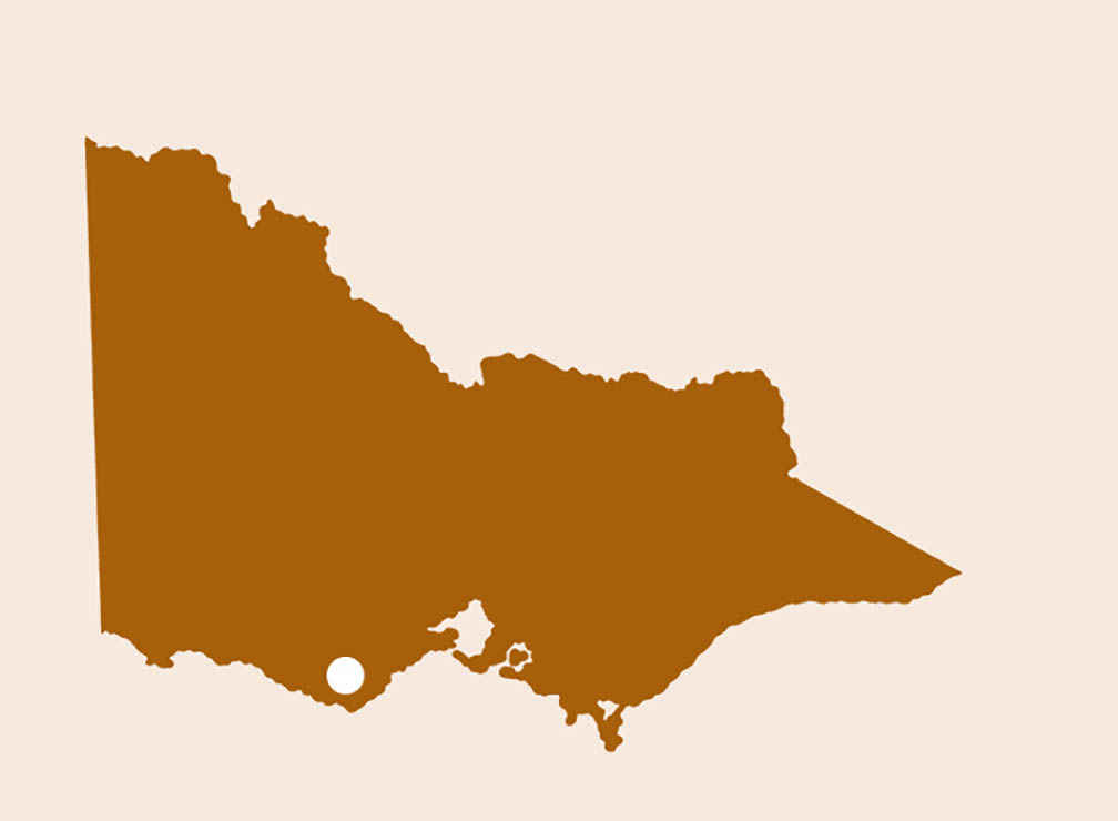 Location of Southern Otway Landcare Network
